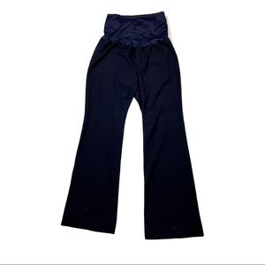 GAP Baby Boot 10 Maternity Navy Blue Pants Trousers Belly Band High Rise